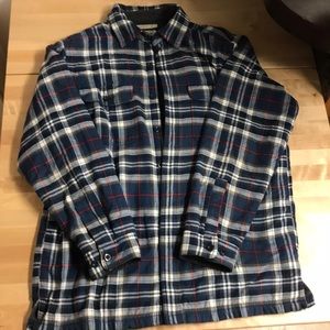 LL Bean fleece flannel